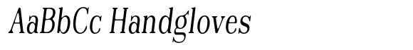 Reigans Soft Condensed Italic image