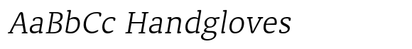 Classic Round Thin Italic image