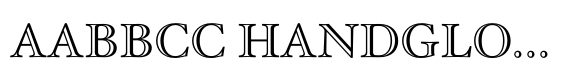 Hoefler Text Engraved Two image