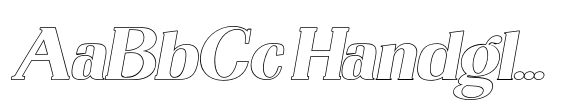 Nakumita Expanded Oblique Outline image