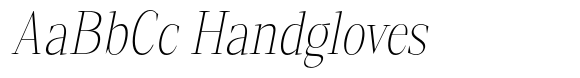 Mustank Serif Thin Condensed Italic image
