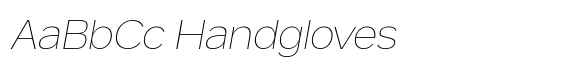 Swinston Sans Thin Italic image