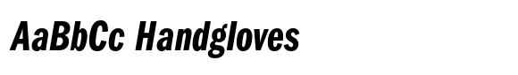 ITC Franklin Gothic Compressed Demi Italic image