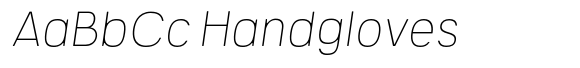 Mula Rounded Slim Thin Italic image