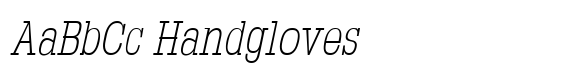 Montrex Slab Extra Light Condensed Italic image