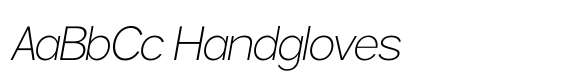 Gillune Extralight Italic image