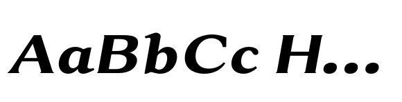 Rema Monde Extra Bold Semi Expanded Italic image