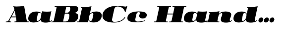 Soleram Black Italic font sample