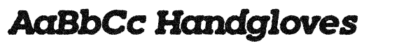 Hundra Cookie Rough Italic font sample