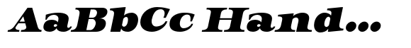 Orvessia Black Extra Expanded Italic image