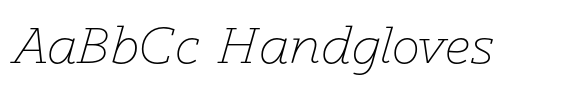 Eksja Thin Italic font sample
