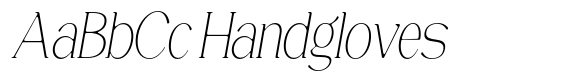 Magres Soft ExtraLight SemiCondensed Italic image