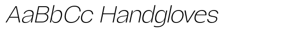 Borsche Extra Light Italic image