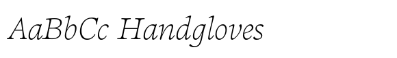 Sherborne Thin Italic Text image