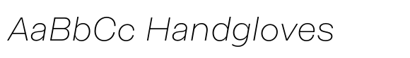 Mandioca Extra Light Italic image