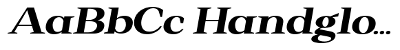 Regante Extra Bold Expanded Slant image