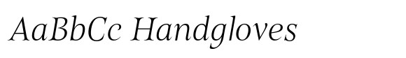 Belda Extra Thin Italic image