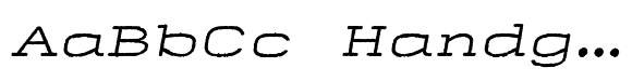 Adore Mono Medium Italic image