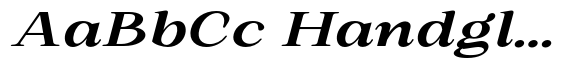 Romantic Editorial Bold Expanded Italic image