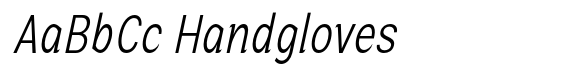 Zendory Light Condensed Italic image
