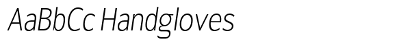 Chatwin Extra Light Condensed Italic image