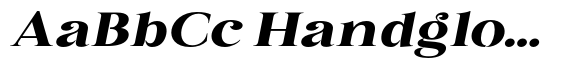 Eritza Extra Bold Semi Expanded Italic image