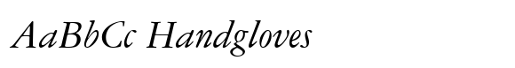 American Garamond Std Italic image