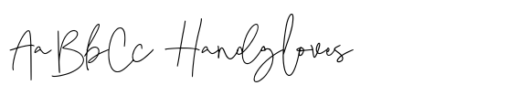 Esimply Signature font sample
