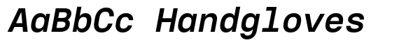 Voyager Mono Bold Italic image