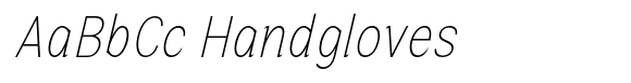 Zendory Thin Condensed Narrow Italic image