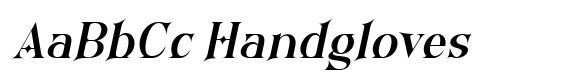Qilavoen Italic font sample
