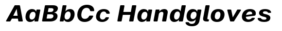 Eunabil Soft Semi Bold Expanded Italic image