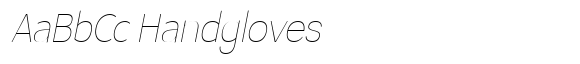 Glorytalk Sans Soft Thin Italic Semi Condensed image