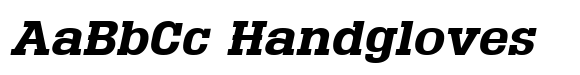 Montrex Slab Bold Semi Expanded Italic image
