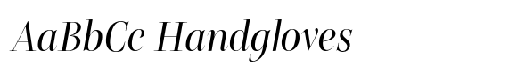 Belda Didone Condensed Regular Italic image