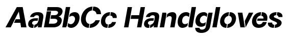 Gorvain Stencil Bold Semi Expanded Slanted image