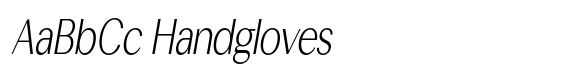 Bargalis Light Condensed Slanted image