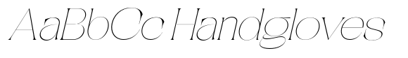 CKR Serif Thin Extra Expanded Slanted image