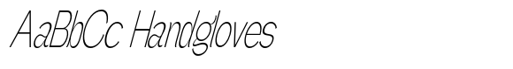 Gathia Sans  Condensed Slant Extra Light image