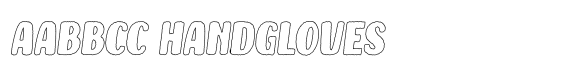 Adorable Dear Wax Outline Italic image