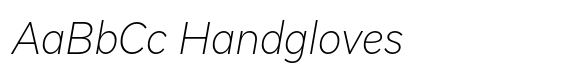 Hint Extra Light Italic image
