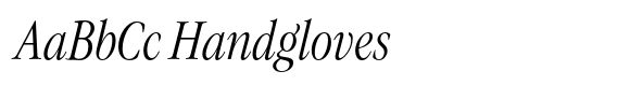 Evoque Condensed Light Italic image