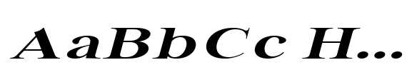 Bia Serif High Se Bold Ult Exp Italic image