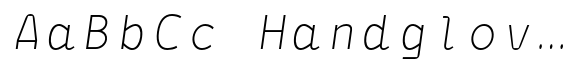 Komunal Mono Thin Italic image