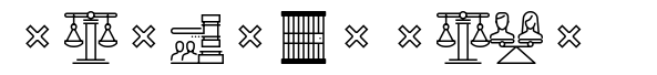 Square Line Icons Law Law image