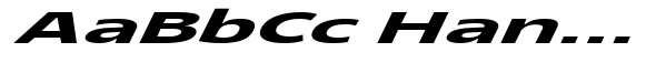 Glorytalk Sans Soft Bold Italic Extra Expanded image