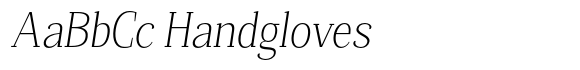 Mundale Extra Light Sem Condensed Italic image