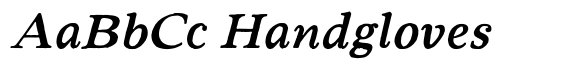 TC Wonderling Italic font sample