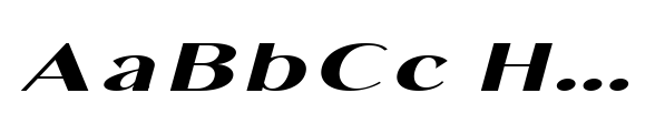 Bia Sans High Bold Ult Exp Italic image