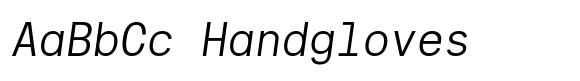 Cx Mono Light Italic image